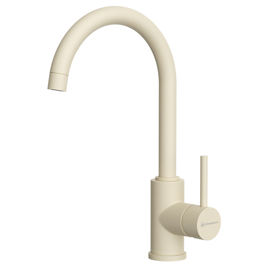 Смеситель для кухни Omoikiri Shinagawa-P-BE  4974111 (ваниль)