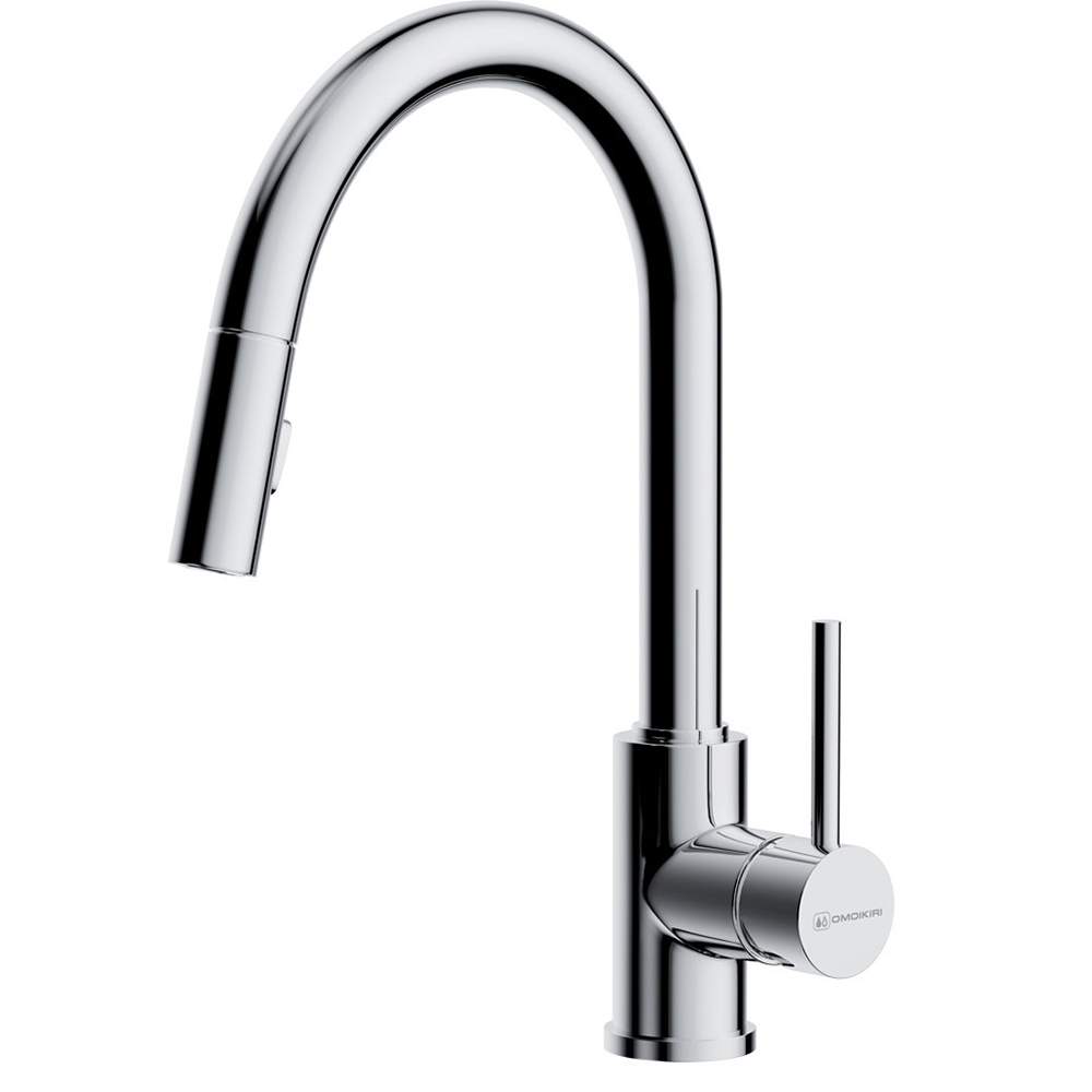 Смеситель для кухни Omoikiri Shinagawa-SB-BN 4994459 (нержавеющая сталь)