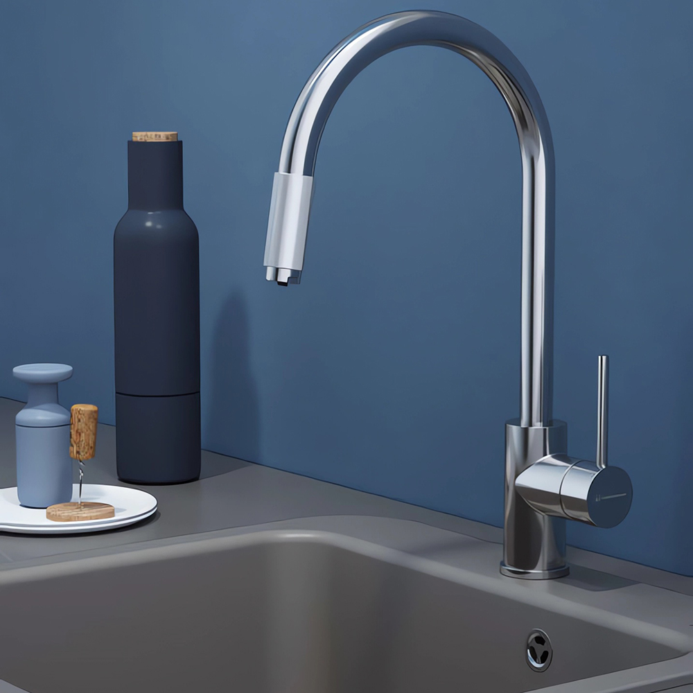 Смеситель для кухни Omoikiri Tamura-BN 4994334 (нержавеющая сталь)