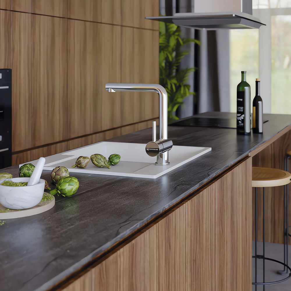 Смеситель для кухни Omoikiri Tanigawa-BN 4994242 (нержавеющая сталь)