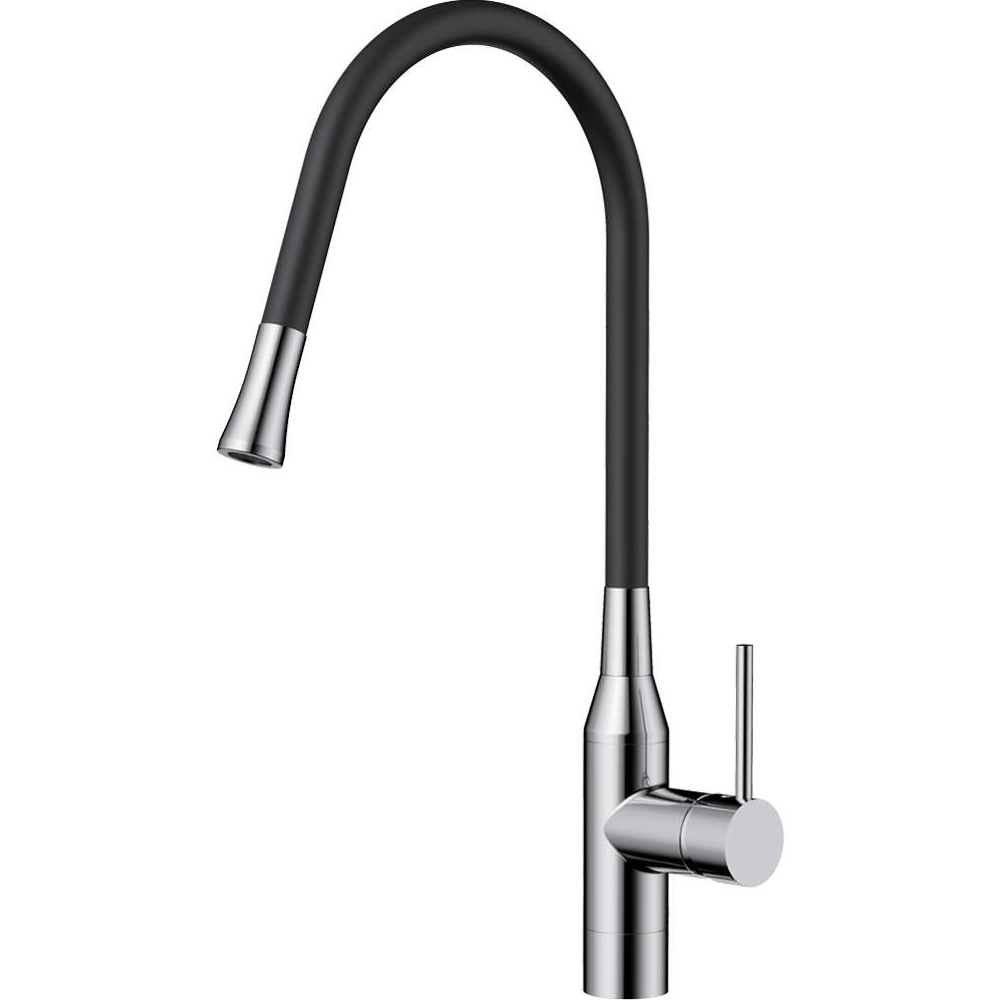 Смеситель для кухни Omoikiri Yatomi-BN-BL 4994247 (нержавеющая сталь/черный)