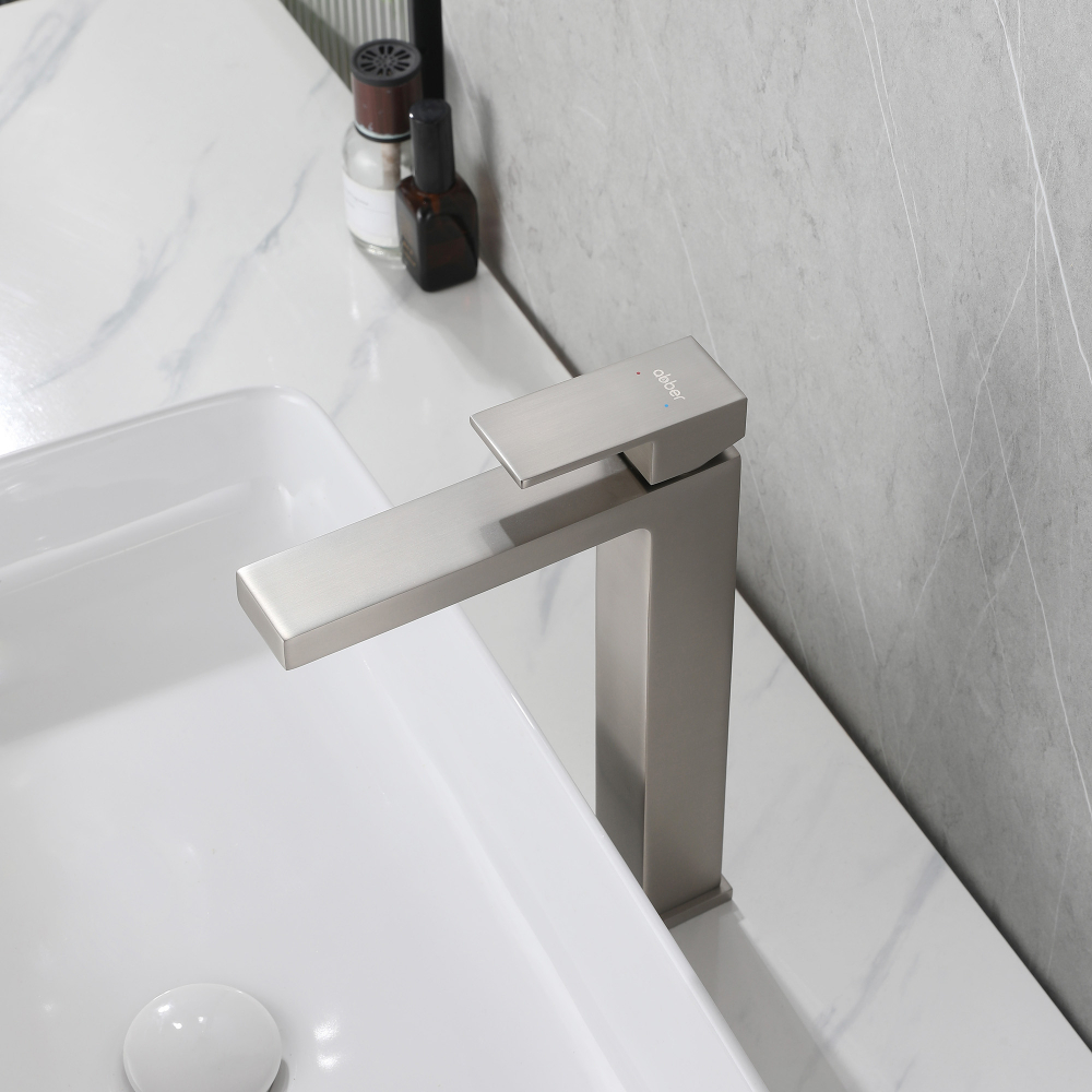 Смеситель для раковины Abber Daheim AF8211SP (сатин), без донного клапана