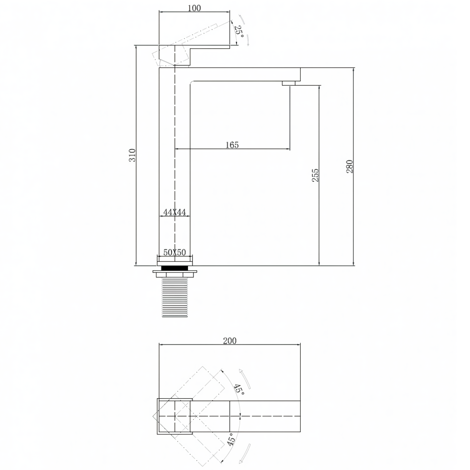 Смеситель для раковины Abber Daheim AF8211W (белый матовый), без донного клапана