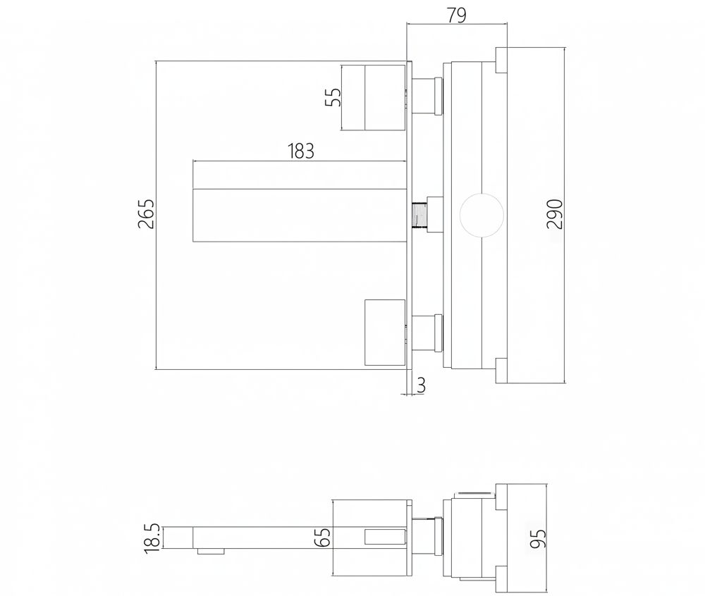 Смеситель для раковины Abber Daheim AF82122W (белый матовый), скрытого монтажа