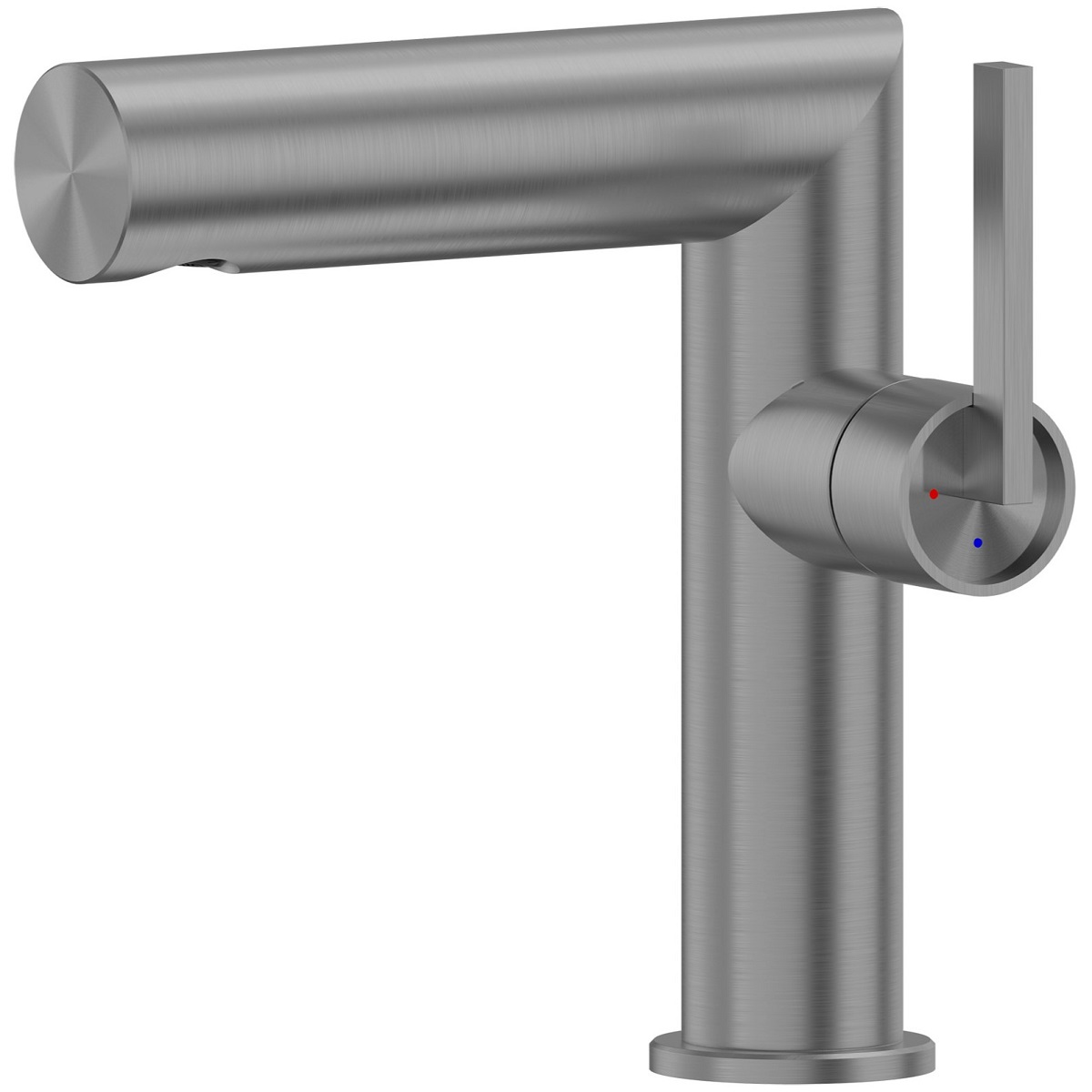 Смеситель для раковины Abber Perfekte 316 AF8A10BGG (оружейная сталь брашированная)