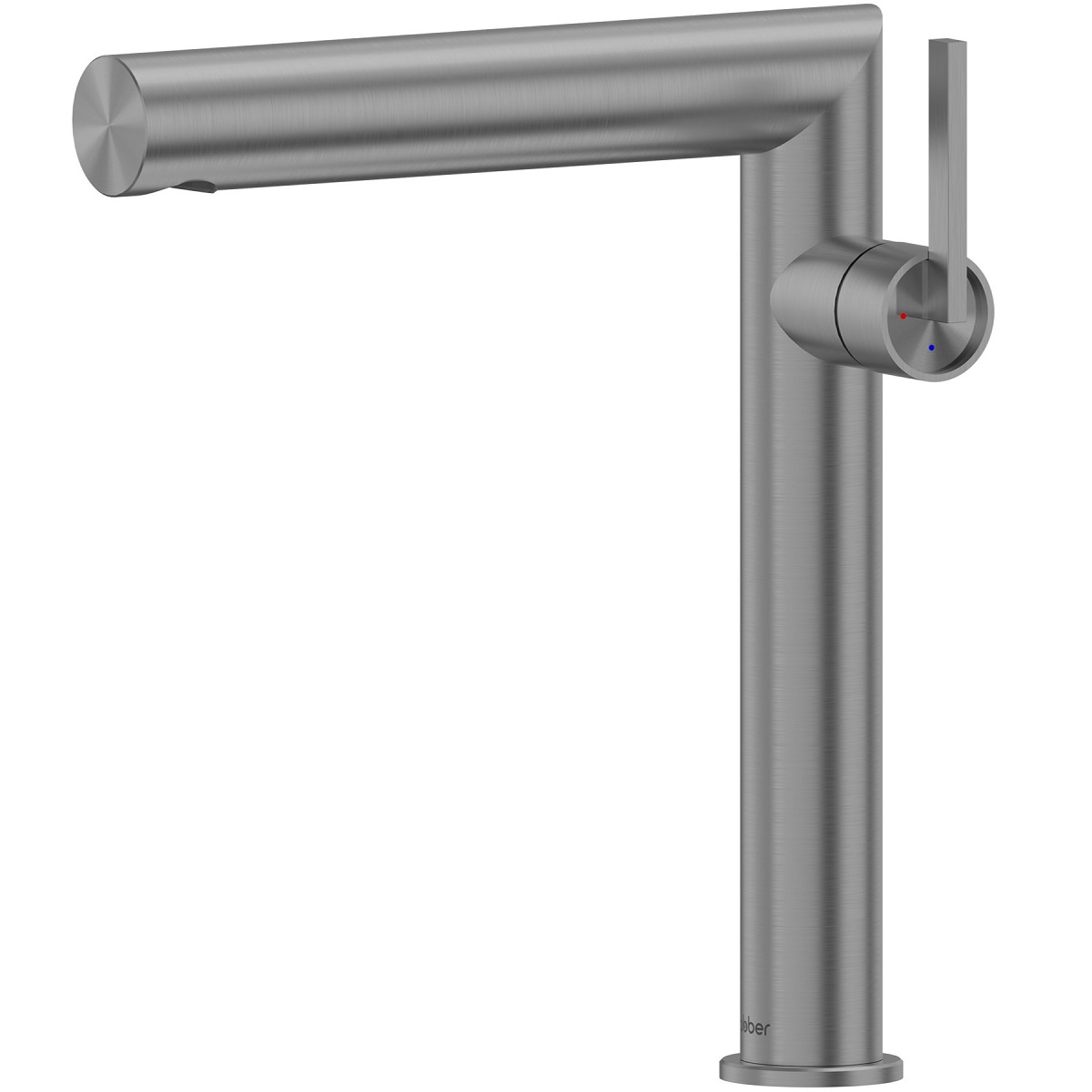 Смеситель для раковины Abber Perfekte 316 AF8A11BGG-L (оружейная сталь брашированная)