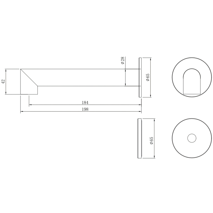 Смеситель для раковины Abber Perfekte 316 AF8A72BGG (оружейная сталь брашированная), сенсорный