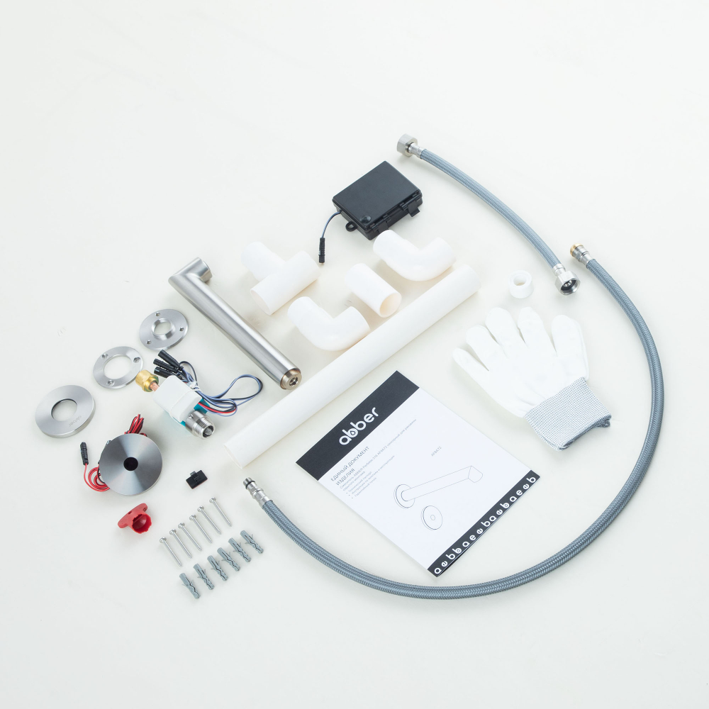 Смеситель для раковины Abber Perfekte 316 AF8A72BST (сталь брашированная), сенсорный