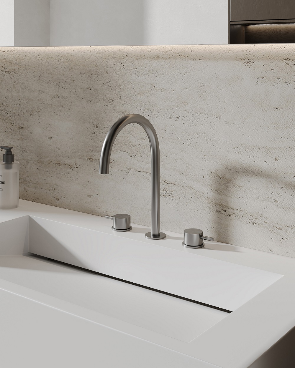 Смеситель для раковины Abber Wasser Kreis 316 AF8108BGG-M (оружейная сталь брашированная)