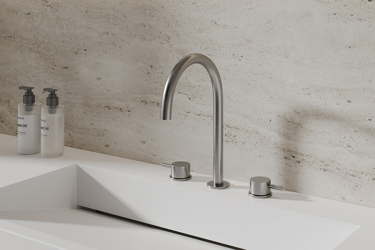 Смеситель для раковины Abber Wasser Kreis 316 AF8108BGG-M (оружейная сталь брашированная)