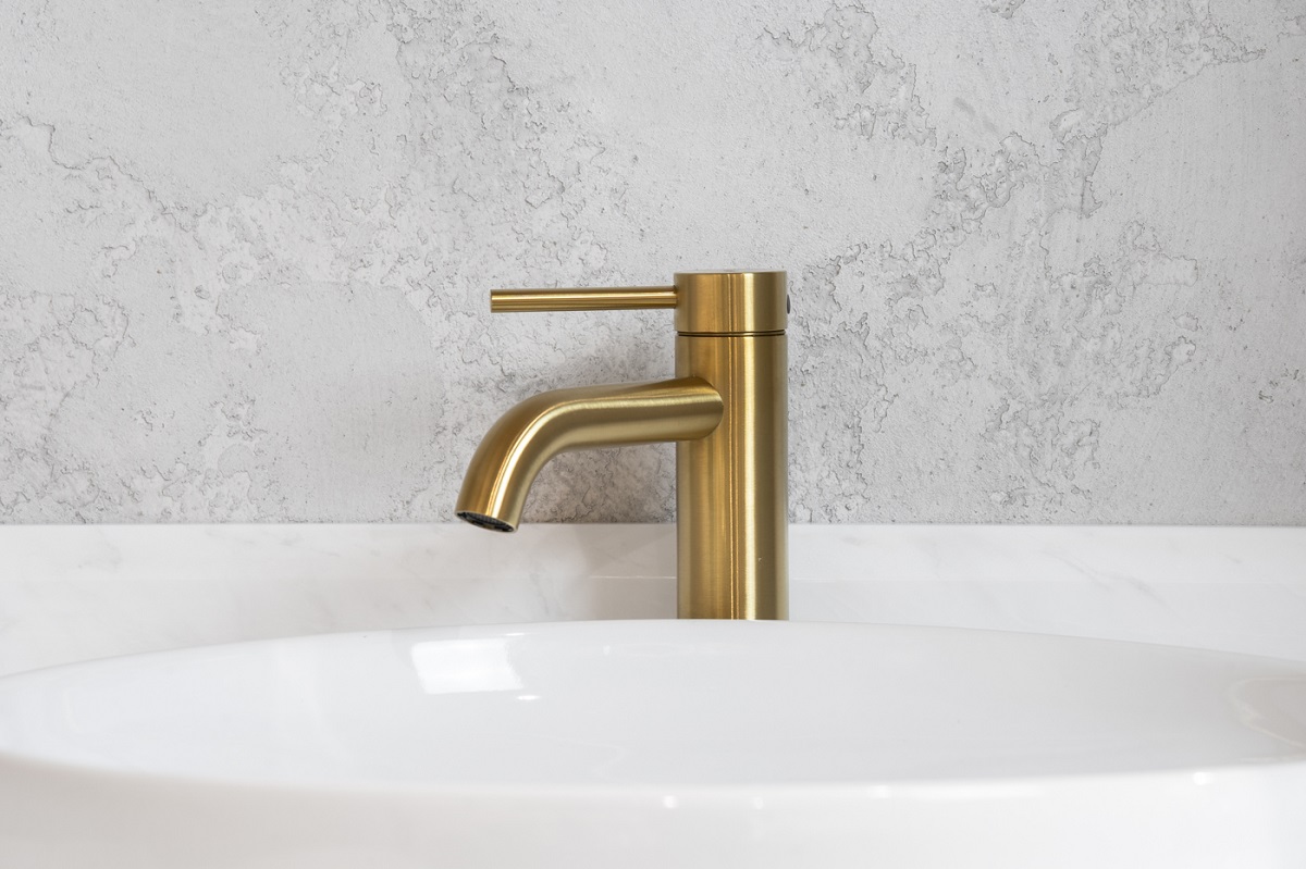 Смеситель для раковины Abber Wasser Kreis 316 AF8110BG (золото брашированное)