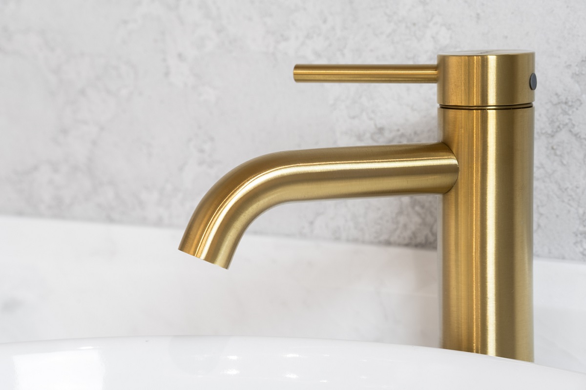 Смеситель для раковины Abber Wasser Kreis 316 AF8110BG (золото брашированное)