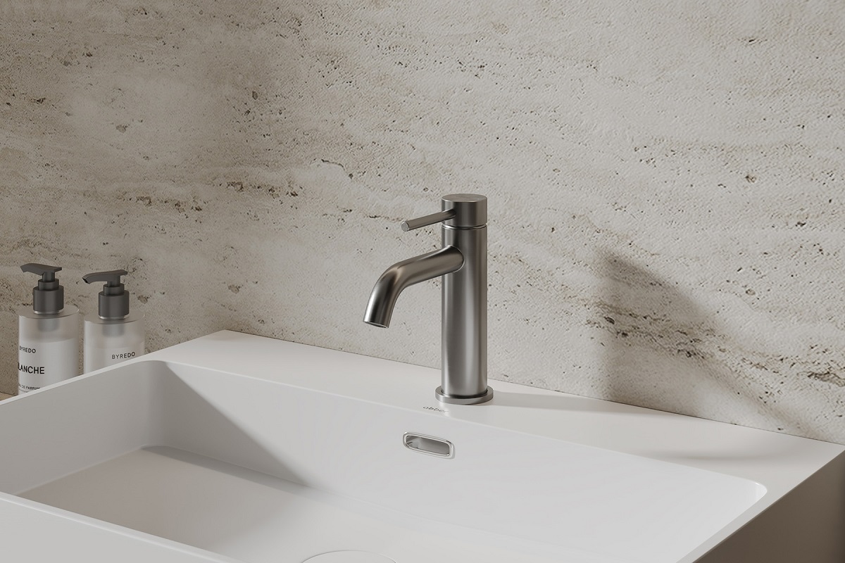 Смеситель для раковины Abber Wasser Kreis 316 AF8110BGG (оружейная сталь брашированная)