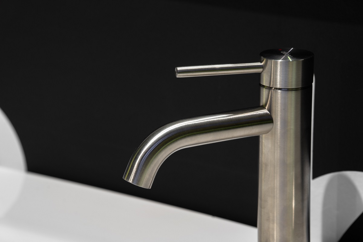 Смеситель для раковины Abber Wasser Kreis 316 AF8110BST (сталь брашированная) 