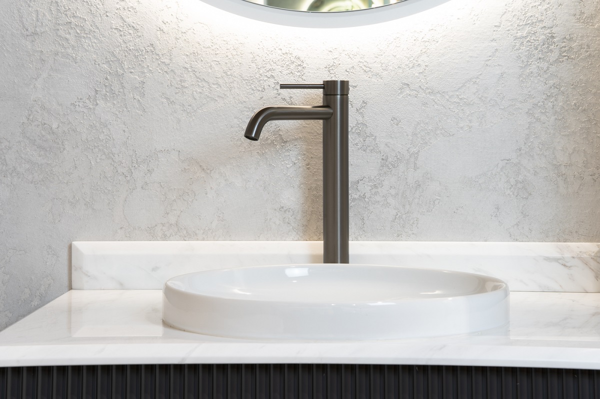 Смеситель для раковины Abber Wasser Kreis 316 AF8111BGG-L (оружейная сталь брашированная)