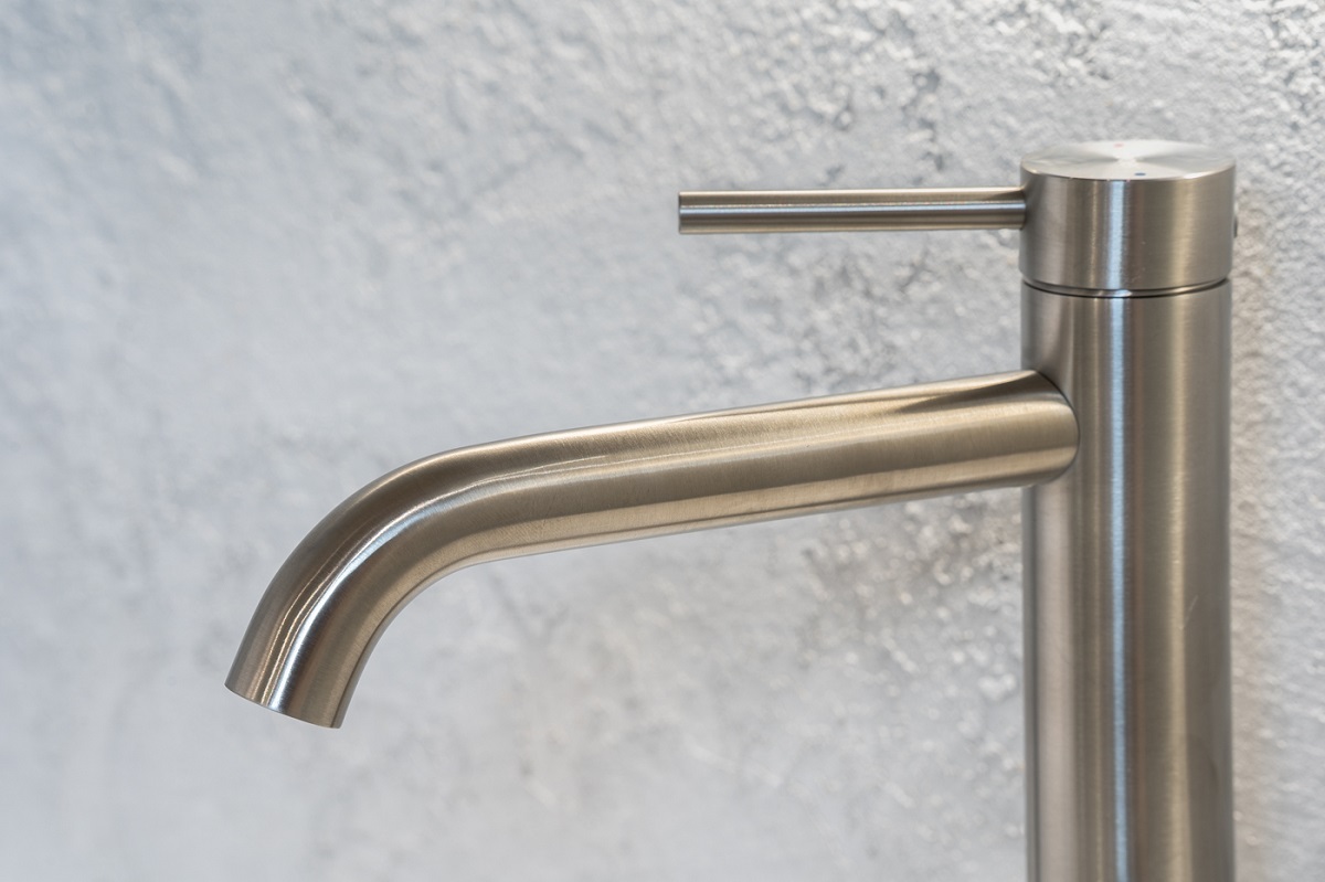 Смеситель для раковины Abber Wasser Kreis 316 AF8111BST-L (сталь брашированная)