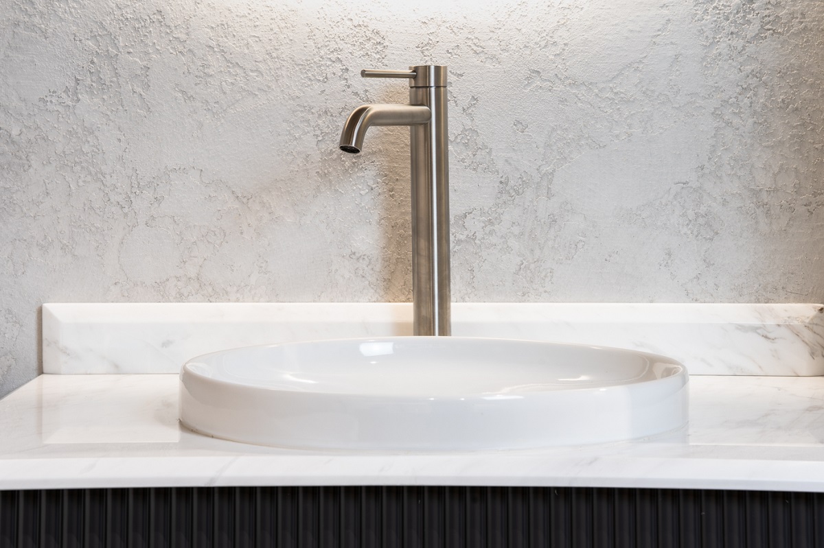 Смеситель для раковины Abber Wasser Kreis 316 AF8111BST-L (сталь брашированная)