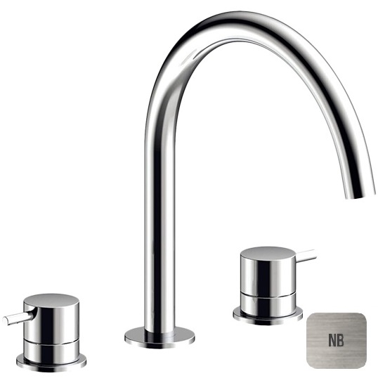 Смеситель для раковины Almar E214004.NB (никель брашированный), без донного клапана