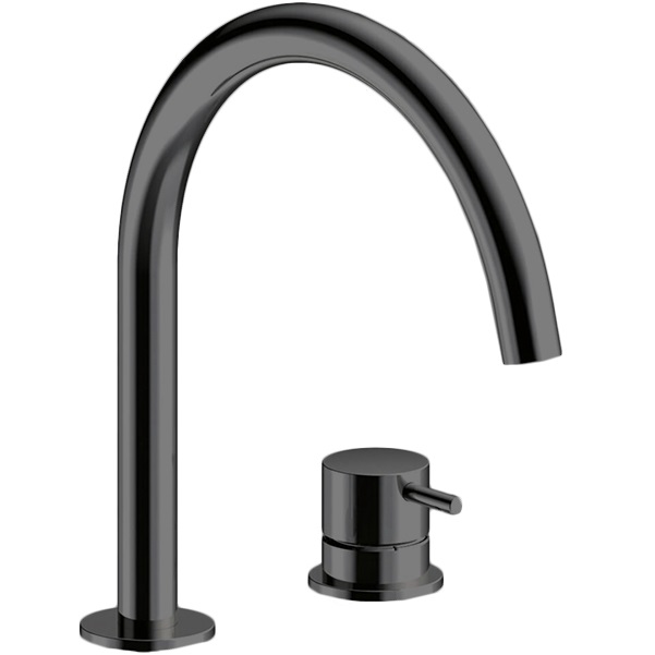 Смеситель для раковины Almar E214005.AB (черный металл брашированный), без донного клапана