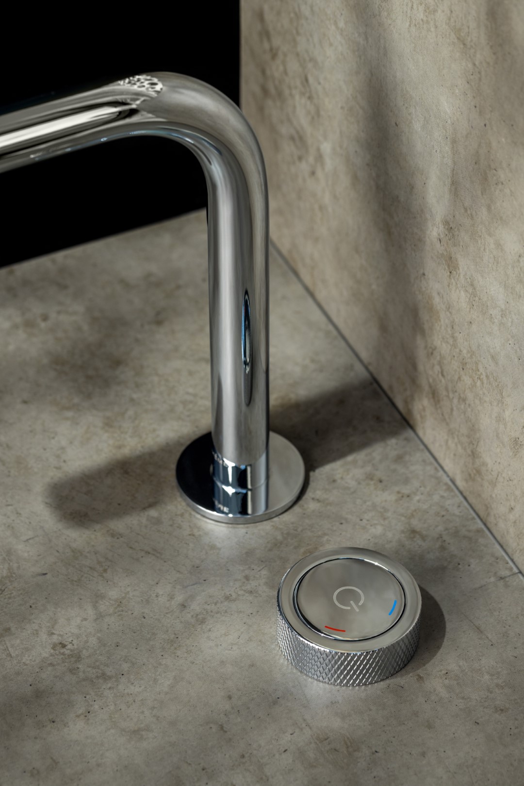 Смеситель для раковины автоматический Boheme Tech 158-CR (хром), без донного клапана