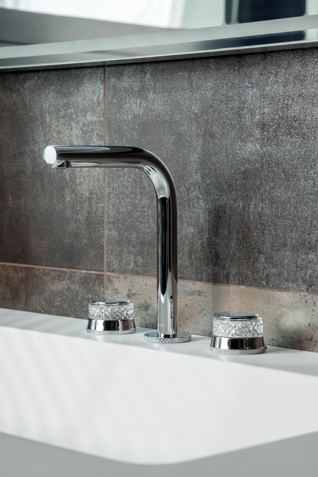 Смеситель для раковины Boheme Aura 152-CR-A (хром), без донного клапана