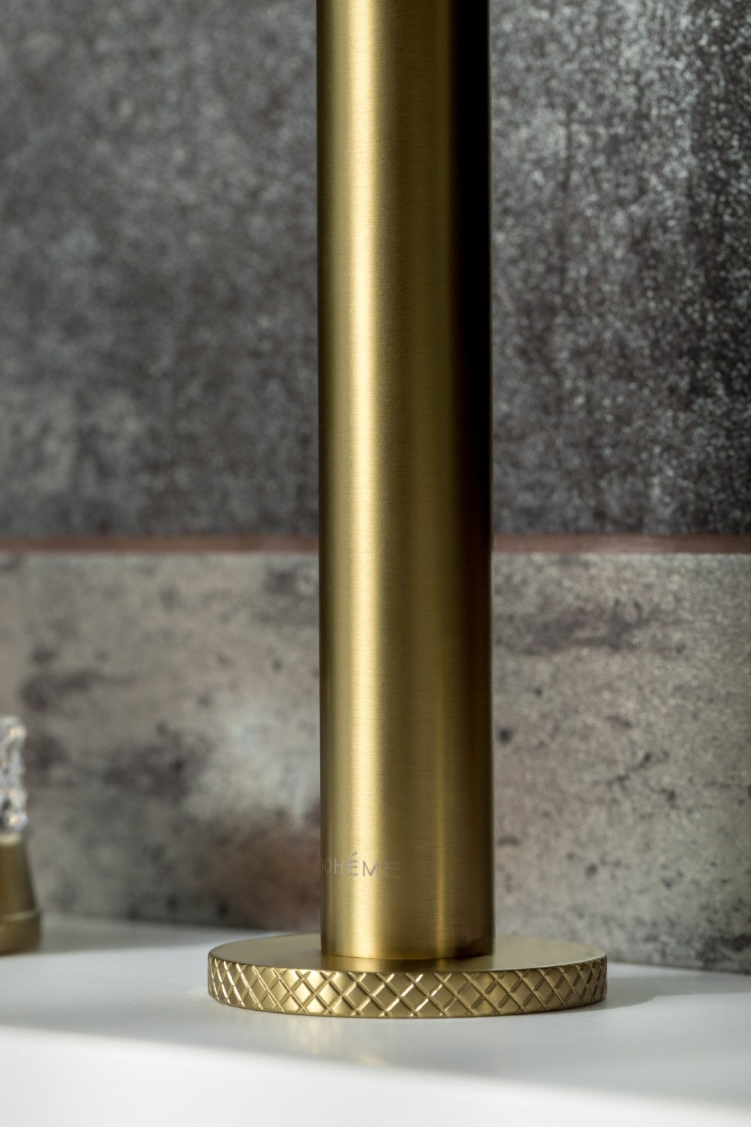 Смеситель для раковины Boheme Aura 152-MG-A (золото матовое), без донного клапана