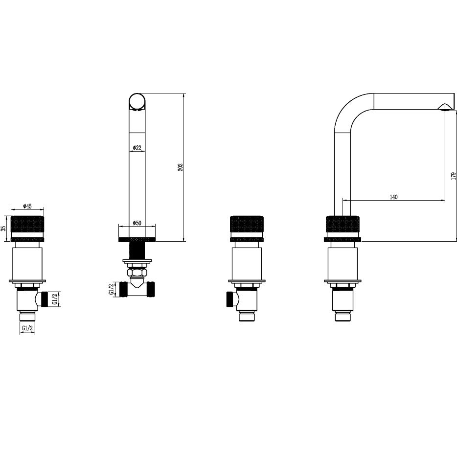 Смеситель для раковины Boheme Elegante 152-CR-EL (хром), без донного клапана