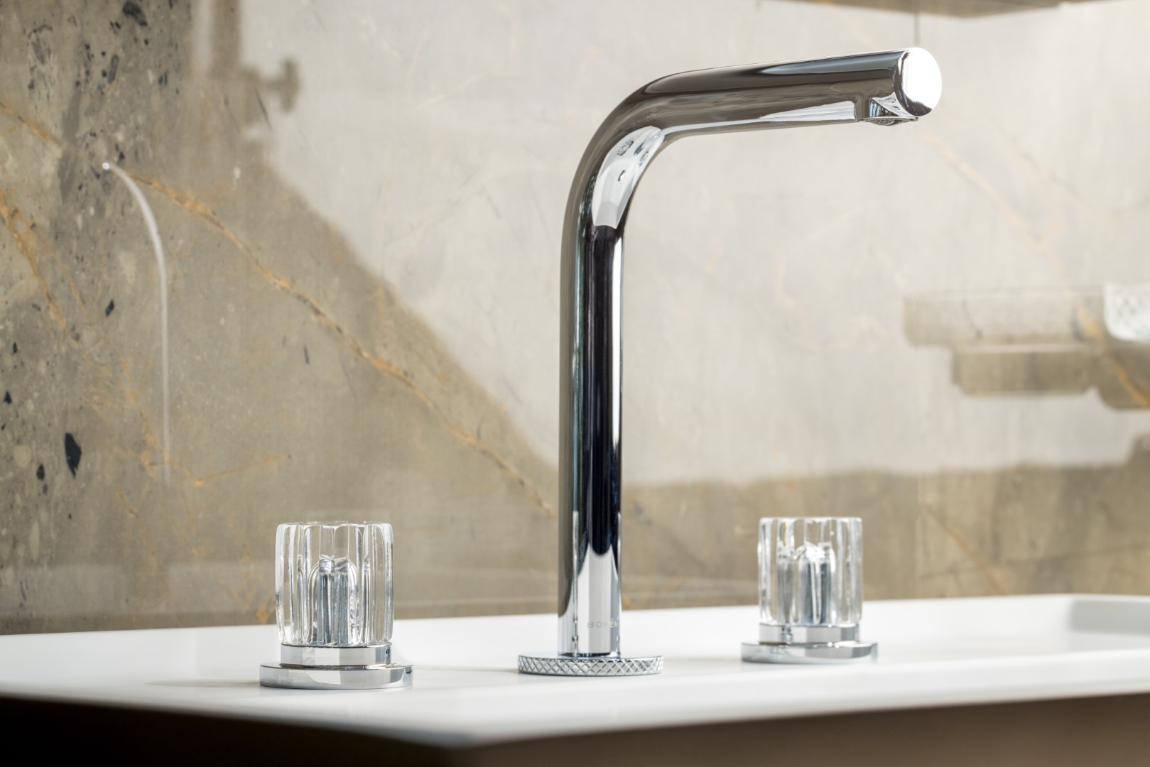 Смеситель для раковины Boheme Elegante 152-CR-EL (хром), без донного клапана