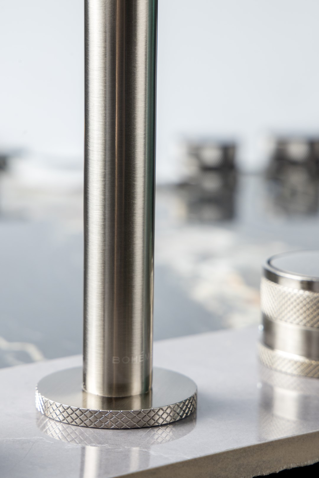 Смеситель для раковины Boheme Prestige 152-NB-PR (никель брашированный), без донного клапана