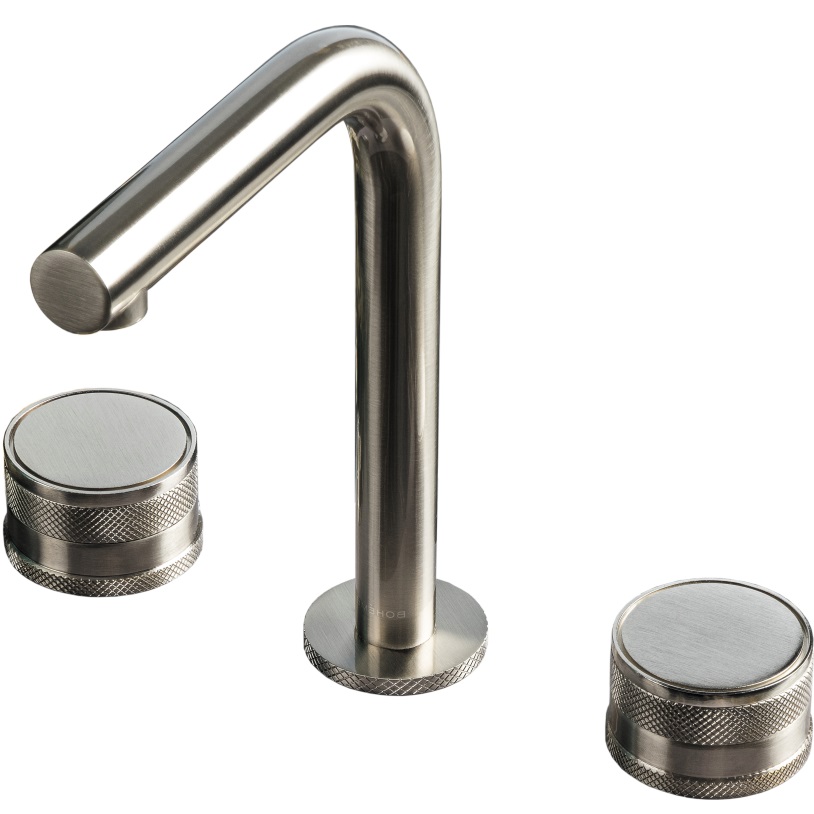 Смеситель для раковины Boheme Prestige 152-NB-PR (никель брашированный), без донного клапана