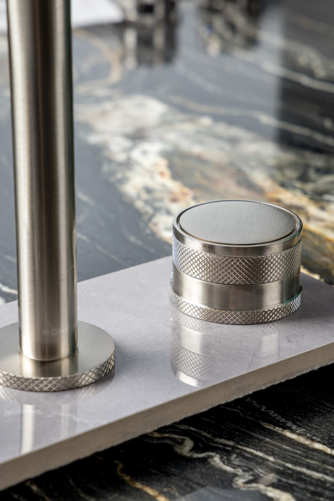 Смеситель для раковины Boheme Prestige 152-NB-PR (никель брашированный), без донного клапана