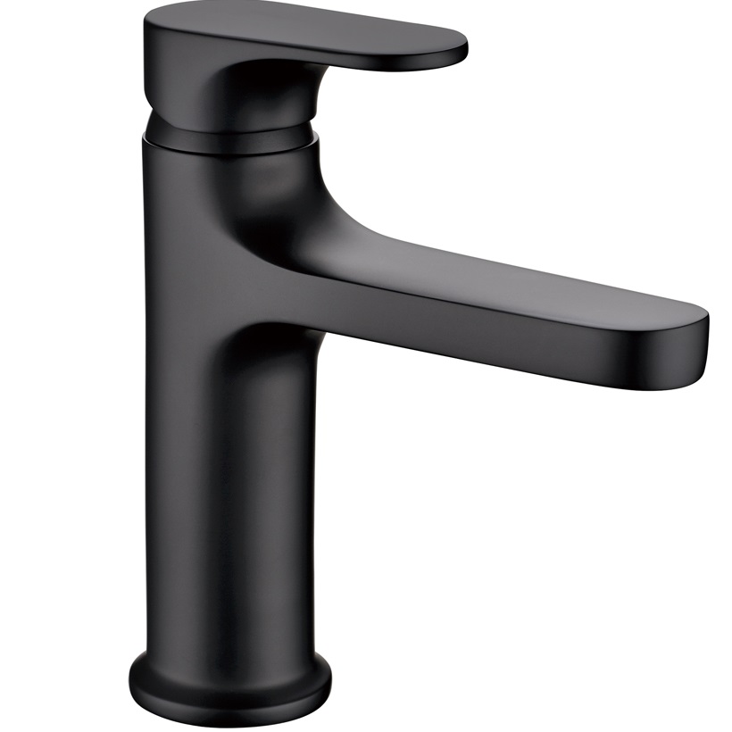 Смеситель для раковины Boheme Spectre 451-B (черный матовый), без донного клапана