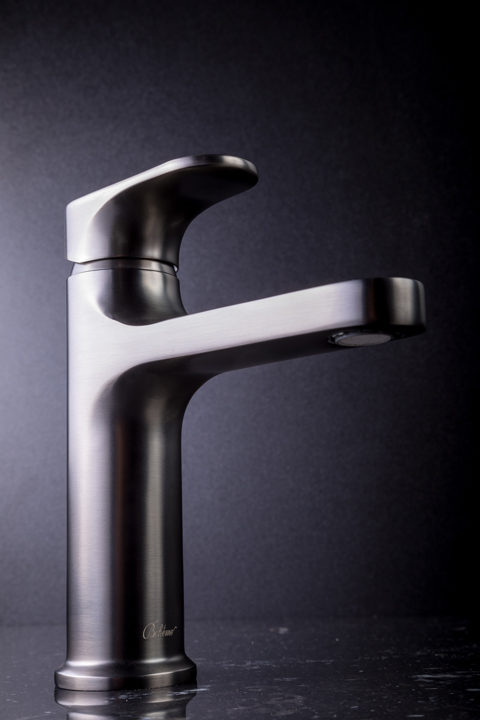 Смеситель для раковины Boheme Spectre 452-GM (оружейный металл), без донного клапана