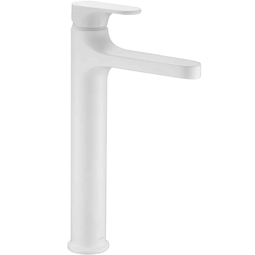 Смеситель для раковины Boheme Spectre 452-MW (белый матовый), без донного клапана