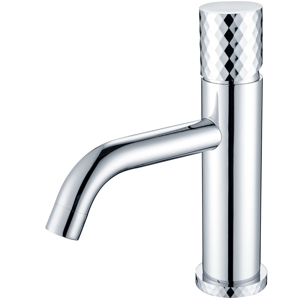 Смеситель для раковины Boheme Stick Diamond 121-CRCR (хром), без донного клапана