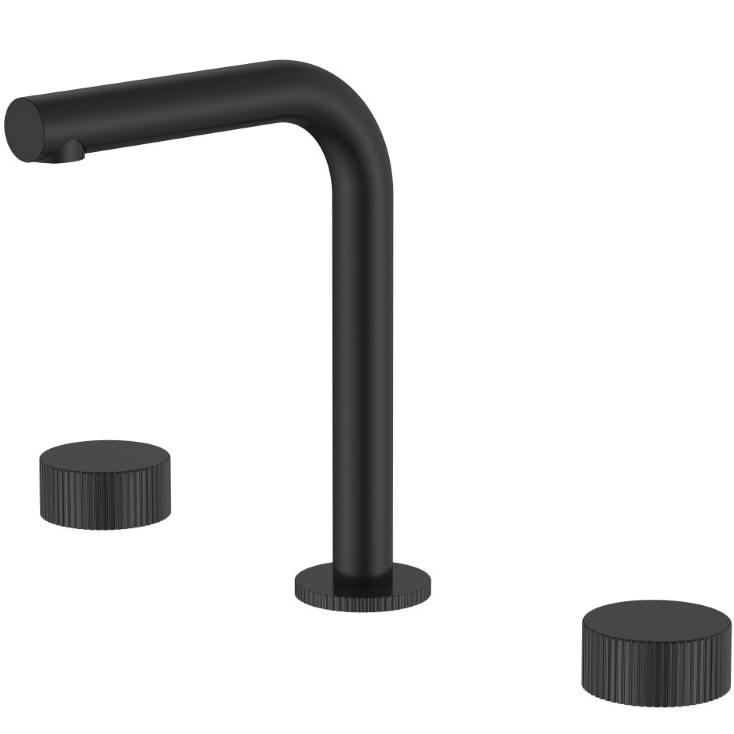 Смеситель для раковины Boheme Stick Linea 152-B.3 (черный матовый), без донного клапана