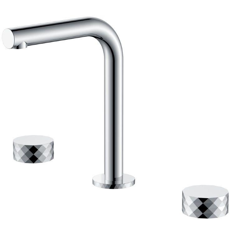 Смеситель для раковины Boheme Stick Diamond 152-CR (хром), без донного клапана
