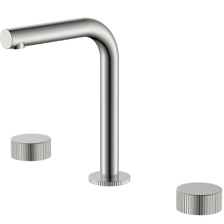 Смеситель для раковины Boheme Stick Linea 152-NB.3 (никель брашированный), без донного клапана