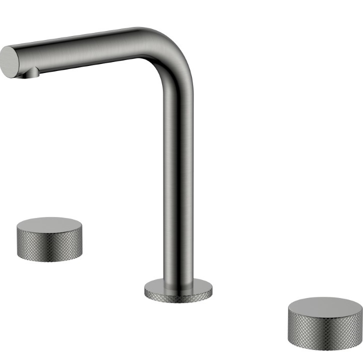Смеситель для раковины Boheme Stick Touch 152-GM.2 (оружейный металл), без донного клапана