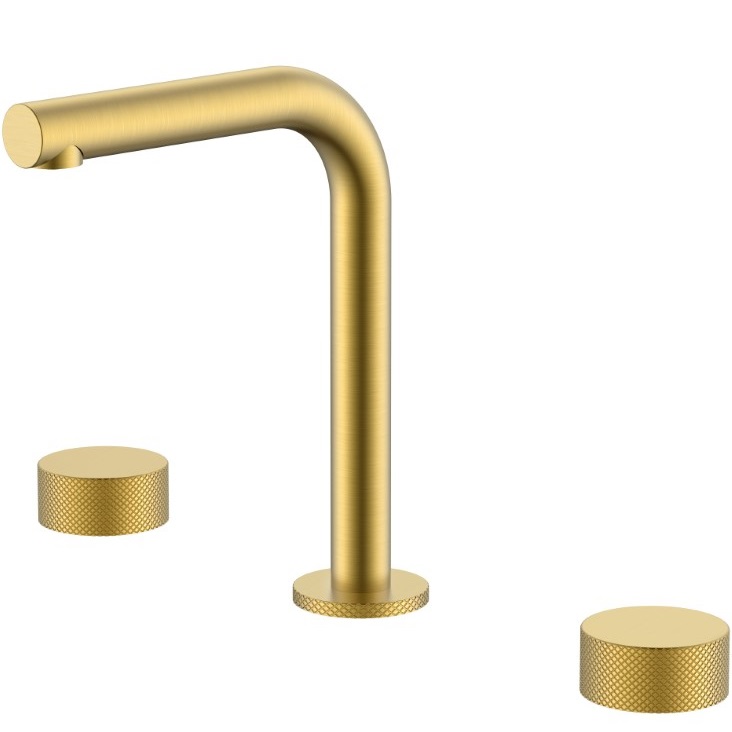Смеситель для раковины Boheme Stick Touch 152-MG.2 (золото матовое), без донного клапана