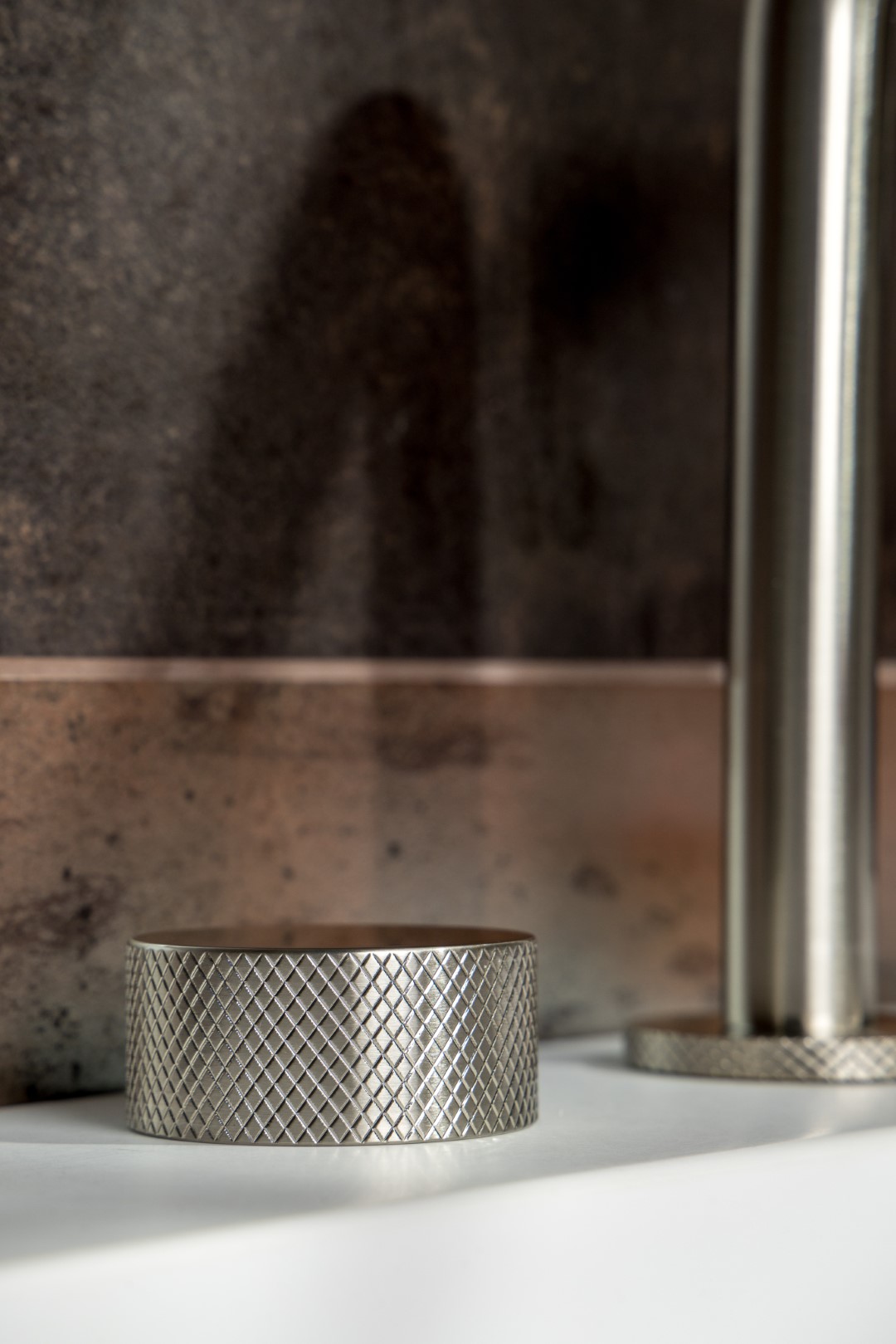 Смеситель для раковины Boheme Stick Touch 152-NB.2 (никель брашированный), без донного клапана