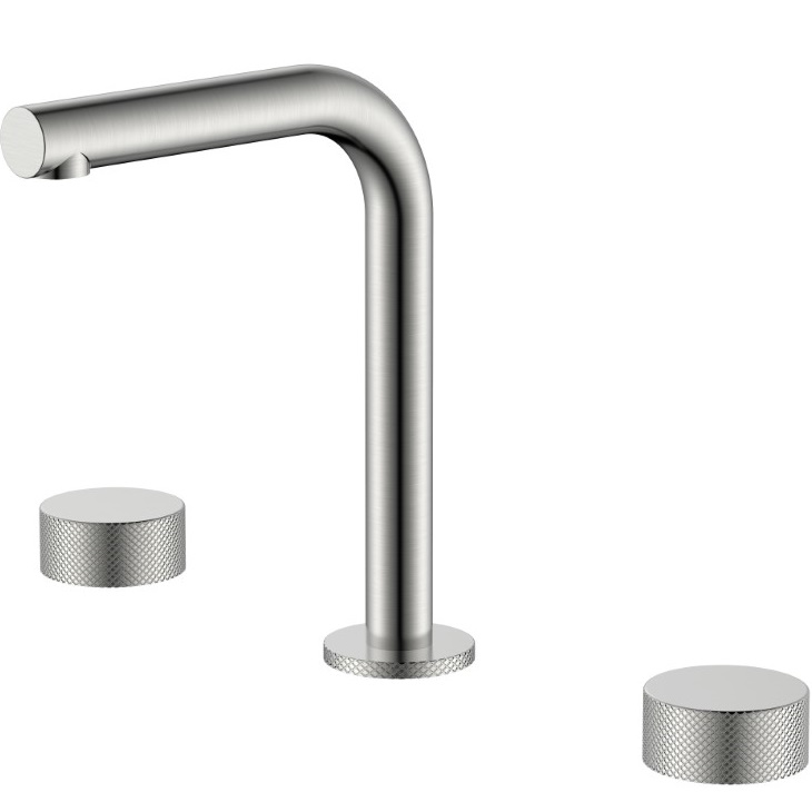 Смеситель для раковины Boheme Stick Touch 152-NB.2 (никель брашированный), без донного клапана