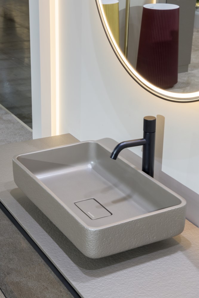 Смеситель для раковины Boheme Stick Linea 121-BB.3 (черный матовый), без донного клапана