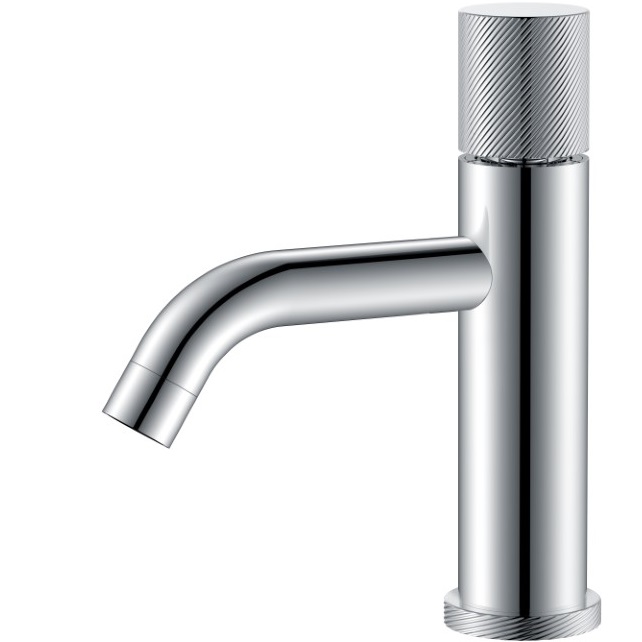 Смеситель для раковины Boheme Stick Spirale 121-CRCR.4 (хром), без донного клапана