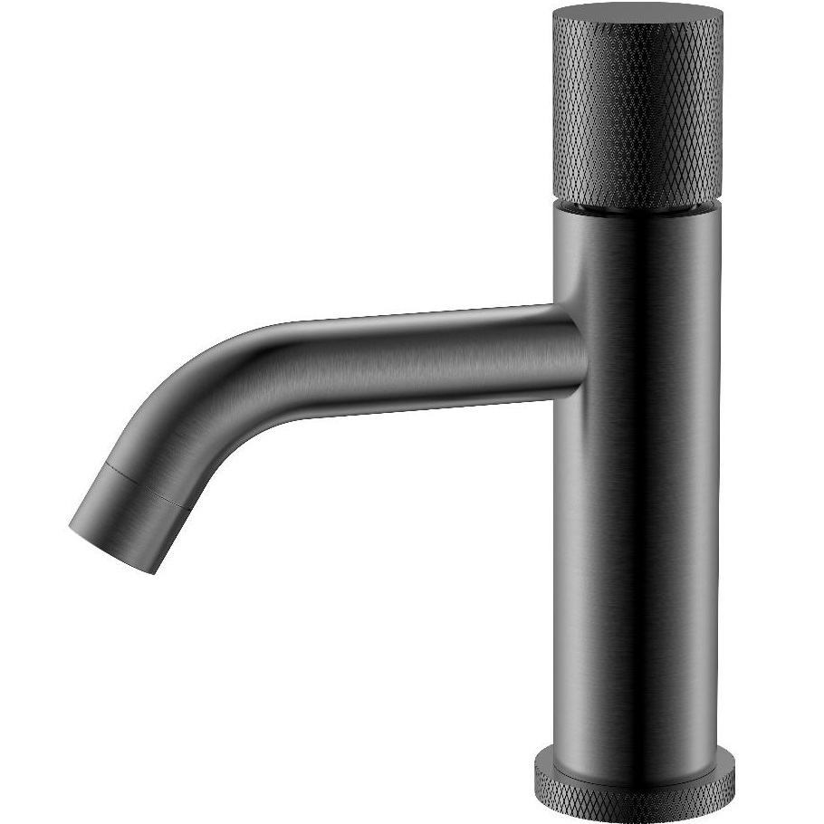 Смеситель для раковины Boheme Stick Touch 121-GM.2 (оружейный металл), без донного клапана