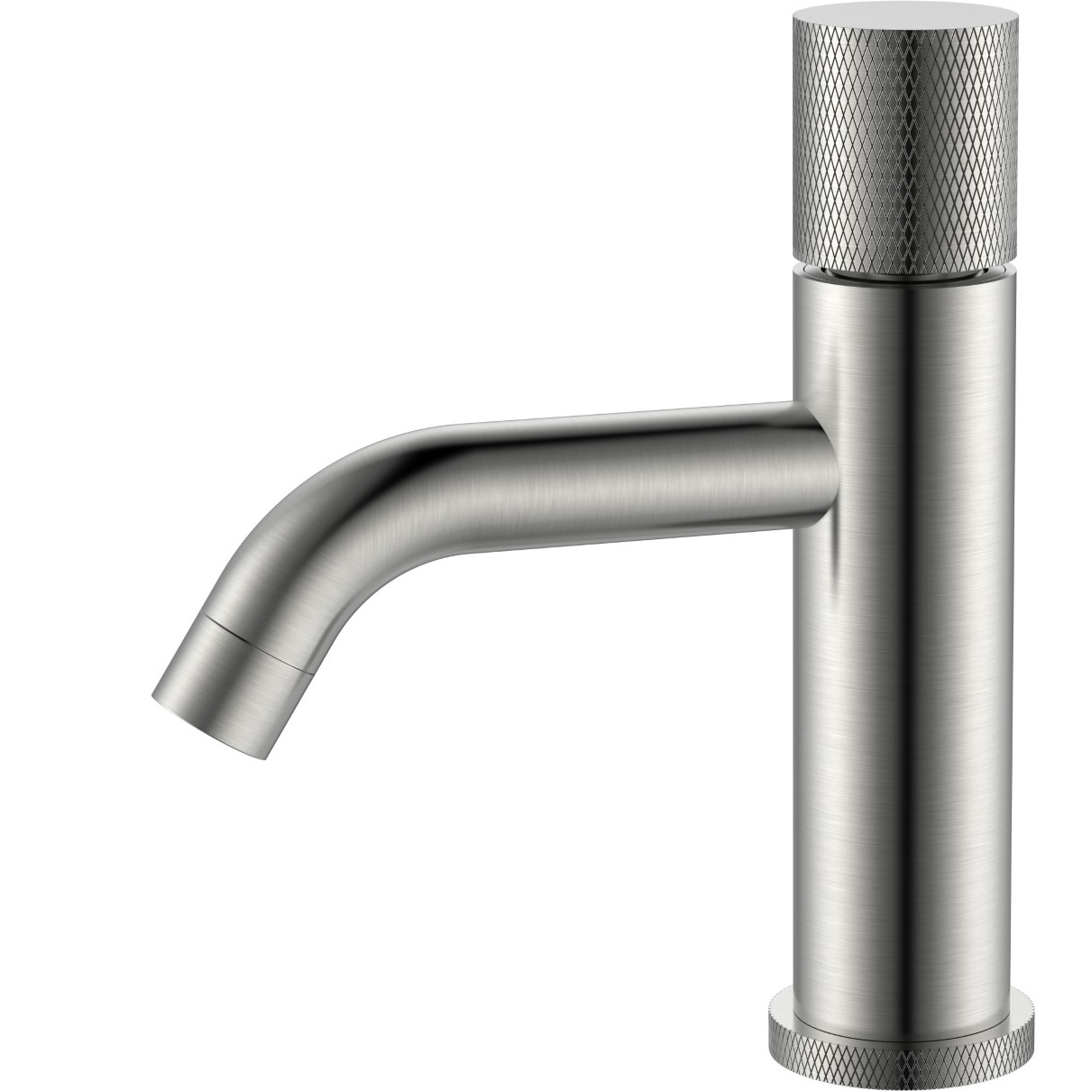 Смеситель для раковины Boheme Stick Touch 121-NB.2 (никель брашированный), без донного клапана