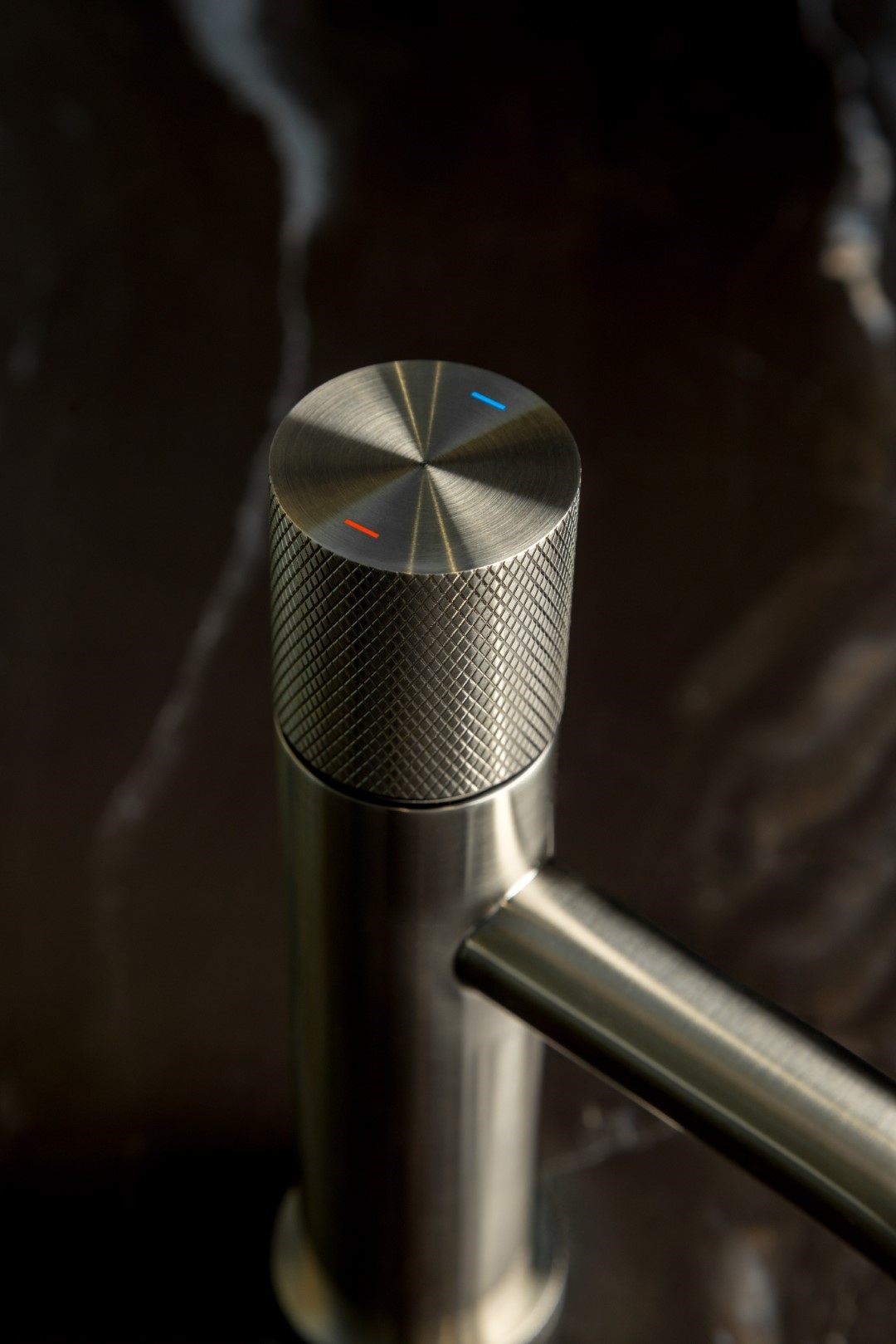 Смеситель для раковины Boheme Stick Touch 121-NB.2 (никель брашированный), без донного клапана