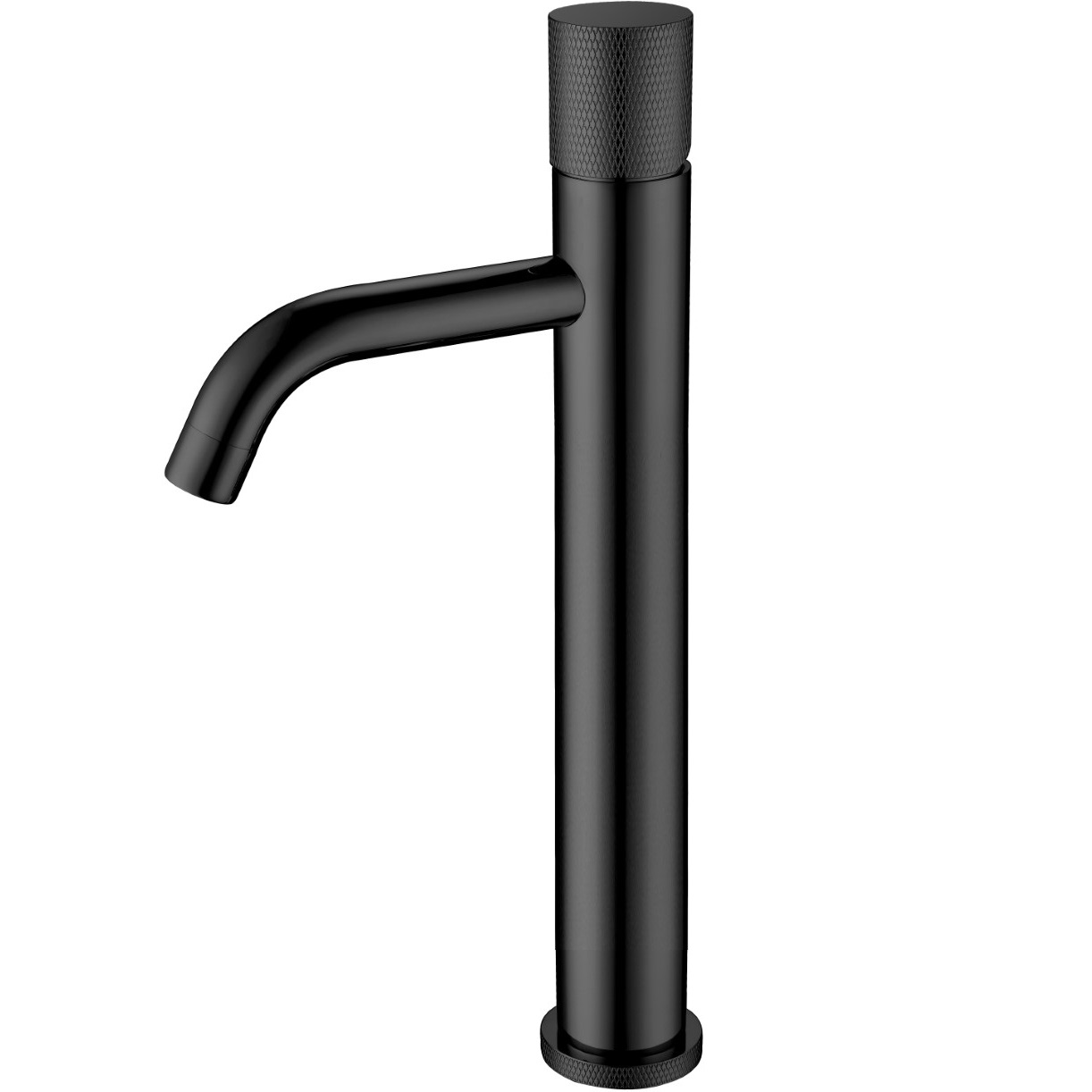 Смеситель для раковины Boheme Stick Touch 122-BB.2 (черный матовый), без донного клапана