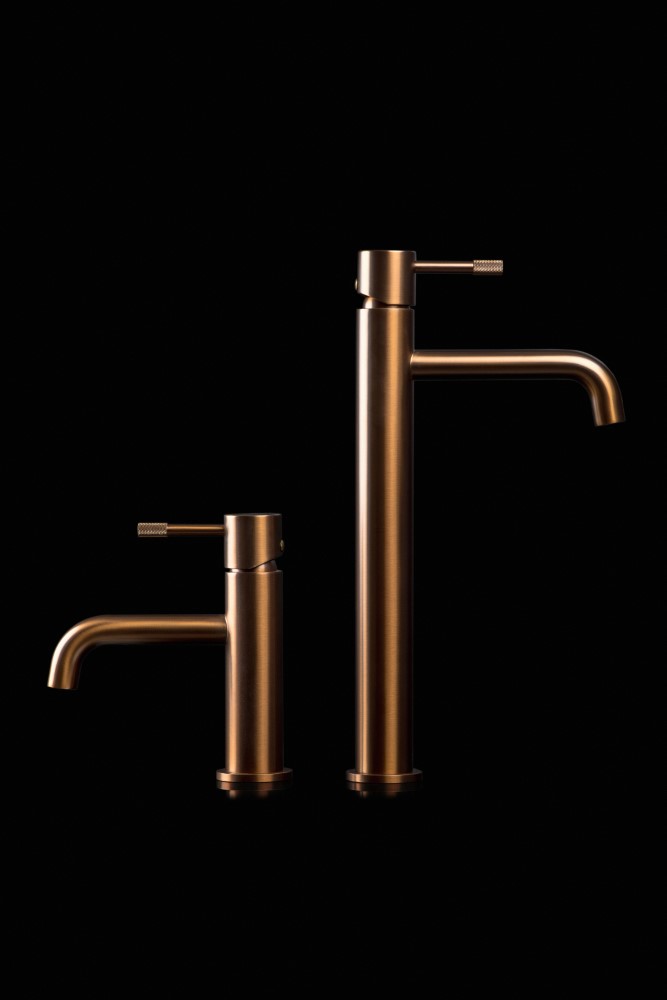 Смеситель для раковины Boheme Uno 461-BRB (бронза брашированная), без донного клапана