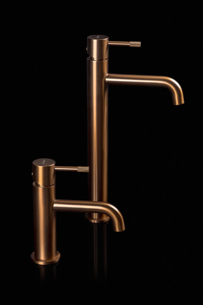 Смеситель для раковины Boheme Uno 461-BRB (бронза брашированная), без донного клапана
